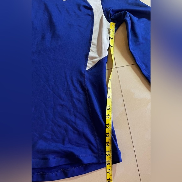 Nike Jacket Unisex Medium Blue Therma Flex Dri Fit Tracksuit Track Top Running - Picture 7 of 15